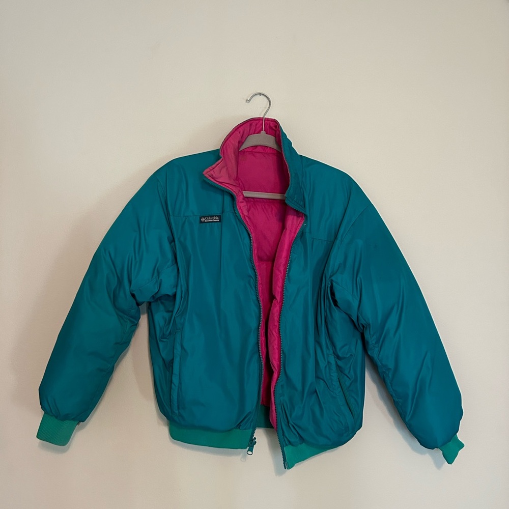 COLUMBIA REVERSIBLE RETRO PUFFER JACKET